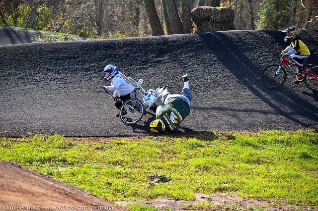 BMX Race fall BMX Race fall